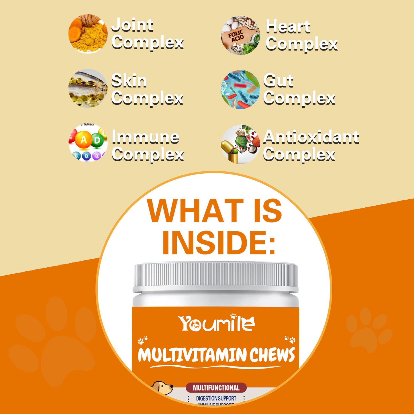 "Multifunctional Pet Vitamins – Boost Your Dog’s Health with Essential Nutrients!"